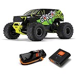 1/10 GORGON 4X2 Mega 550 Brushed Monster Truck RTR with Battery and Charger - Yellow