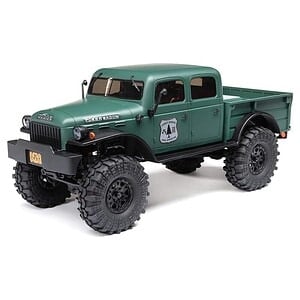 Remote control off-road RC truck with large tires, detailed design, and rugged construction for outdoor adventures.