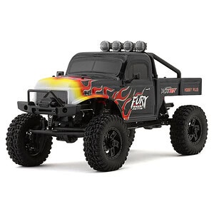 1/18 Furitek FX118 Fury Wagon RTR Brushless Rock Crawler - Black/Flames