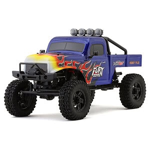1/18 Furitek FX118 Fury Wagon RTR Brushless Rock Crawler - Blue/Flames