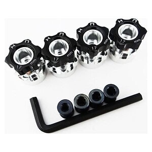 High-quality RC wheel hubs with 17mm diameter for remote control cars. Durable metal construction, easy to install, and essential for RC car upgrades.