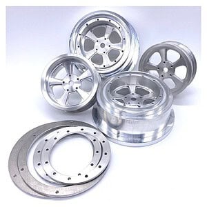 Reefs RC OG MAG Beadlock Drag Wheels (4pcs) w/Rings & Hardware