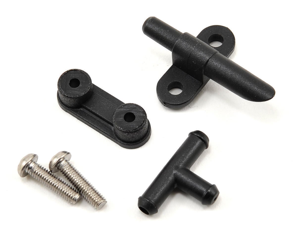 Traxxas Water pick-up backing plate tee-fitting and (2) 3x12 RM stainless screws TRA1588