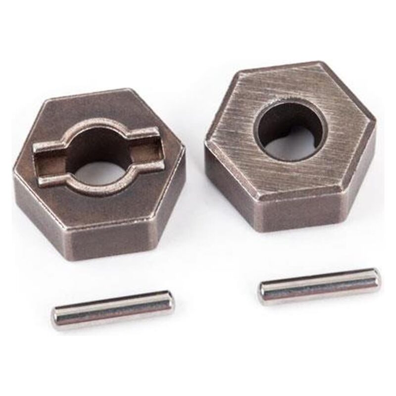 Traxxas Wheel hubs hex (steel) (2)/ axle pins (2) TRA1654R