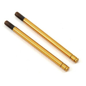 Traxxas Shock shafts hardened steel titanium nitride coated (long) (2) TRA1664T