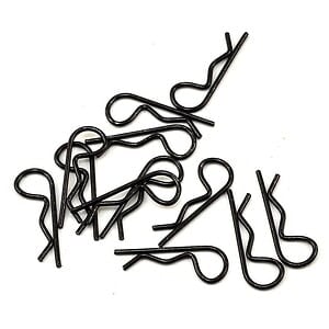 Traxxas Body clips black (12) (standard size) TRA1834A