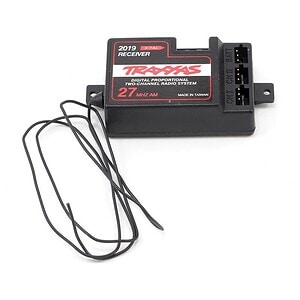 Traxxas Receiver 2-channel 27MHz without BEC (for use with electronic speed control) TRA2019