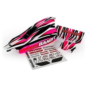 Traxxas Bandit Pink (Painted Decals Applied) Body Pre-Painted