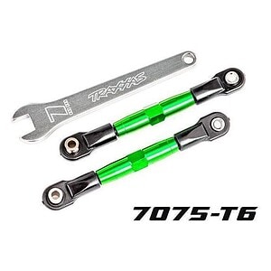 Traxxas Front Camber Links (TUBES Green 7075-T6 Alum) (2) w/Wrench TRA2444G