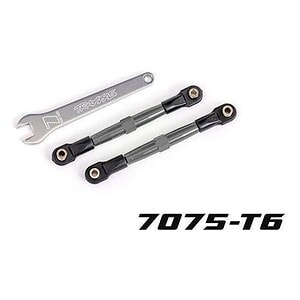 Traxxas Toe links front (TUBES charcoal gray-ano TRA2445A
