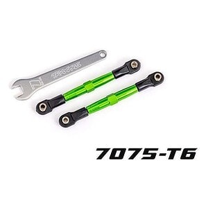 Traxxas Toe links front (TUBES green-anodized 7075-T6 aluminum stronger than titanium) (2) TRA2445G