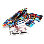 Traxxas Bandit Rock n Roll (Painted Decals Applied) Body Pre-Painted