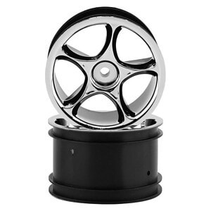 Traxxas Wheels Tracer 2.2 (chrome) (2) (Bandit rear)
