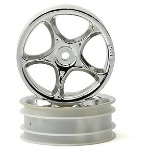 Traxxas Wheels Tracer 2.2 (chrome) (2) (Bandit front)