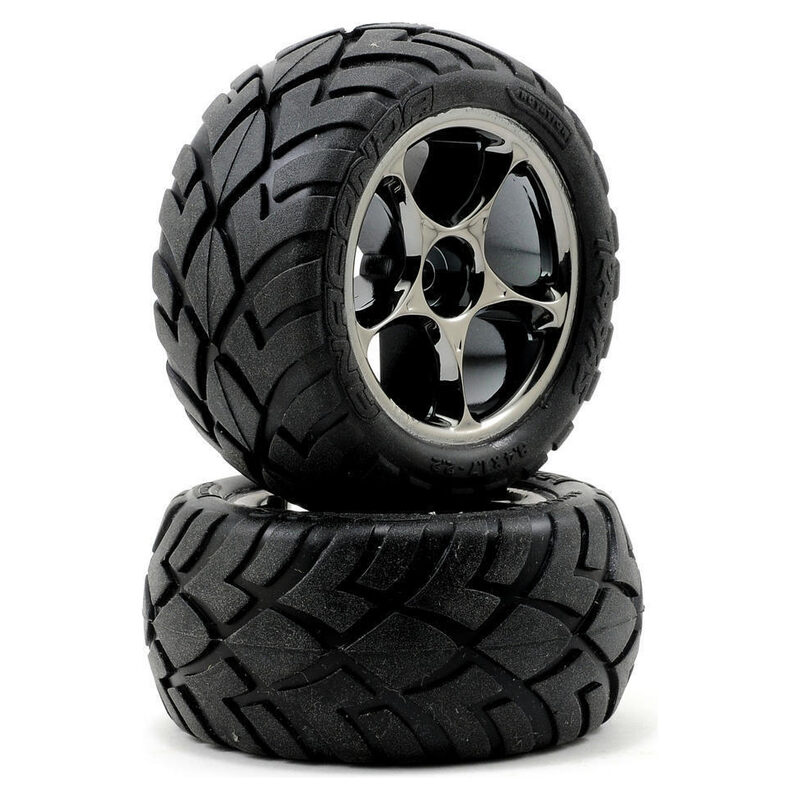 Traxxas Tires & Wheels Assembled (Tracer 2.2 Chrome Alias) Bandit Rear Med Comp TRA2478A - tra2478a-jpg Traxxas Tires & Wheels Assembled (Tracer 2.2 Chrome Alias) Bandit Rear Med Comp TRA2478A