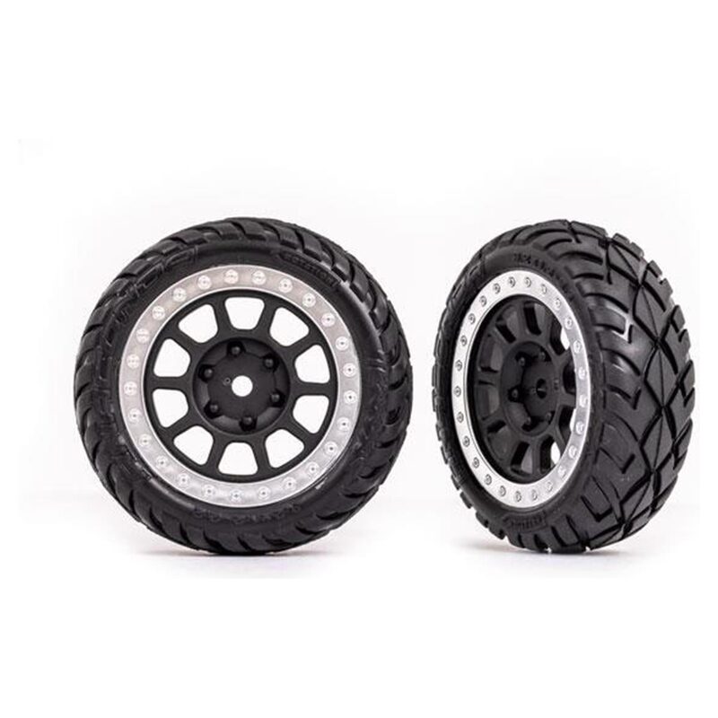 Traxxas Tires & Wheels Assembled (2.2 Black Satin Chrome Anaconda) Bandit Rear TRA2479G - tra2479g-jpg Traxxas Tires & Wheels Assembled (2.2 Black Satin Chrome Anaconda) Bandit Rear TRA2479G