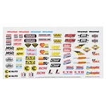 Traxxas Decal sheet racing sponsors TRA2514