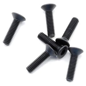 Traxxas Screws 2.5x10 countersunk machine (hex drive) (6) TRA2523