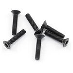 Traxxas Screws 2.5x12 countersunk machine (hex drive) (6) TRA2526