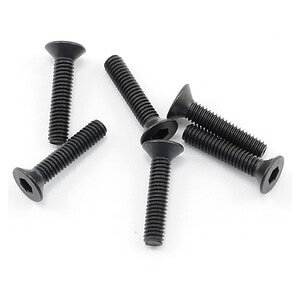 Traxxas Screws 2.5x12 countersunk machine (hex drive) (6) TRA2526