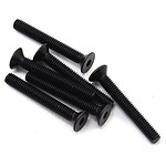 Traxxas Screws 4x30mm countersunk machine (hex drive) (6) TRA2533