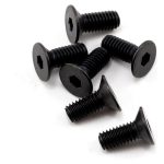 Traxxas Screws 4x10mm countersunk machine (hex drive) (6) TRA2535