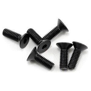 Traxxas Screws 4x12mm countersunk machine (hex drive) (6) TRA2542