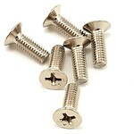 Traxxas Screws 4x12mm countersunk machine (100-degree) (6) TRA2548