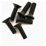 Traxxas Screws 3x10mm countersunk machine (6) (hex drive) TRA2551