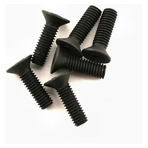 Traxxas Screws 3x10mm countersunk machine (6) (hex drive) TRA2551