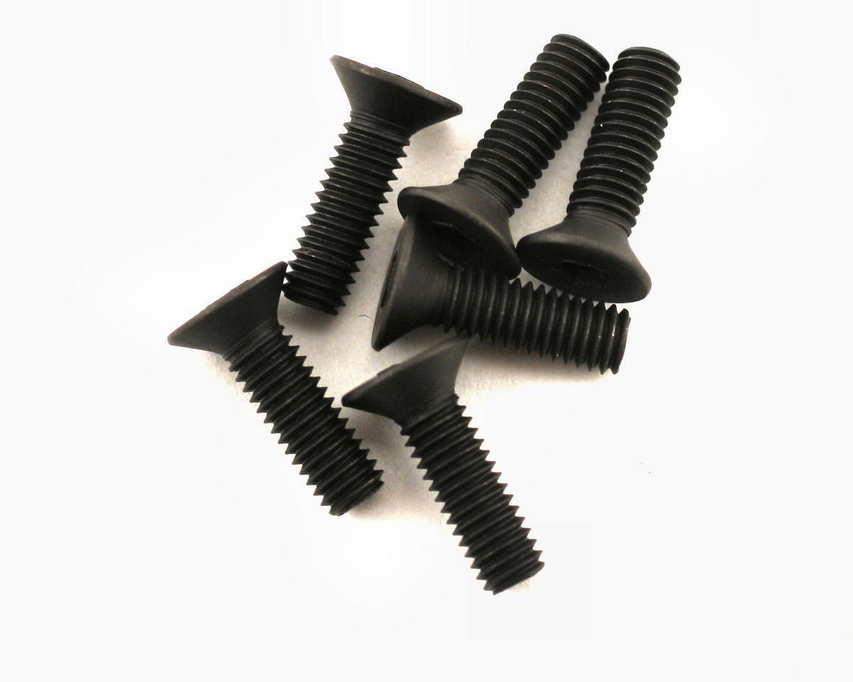 Traxxas Screws 3x10mm countersunk machine (6) (hex drive) TRA2551