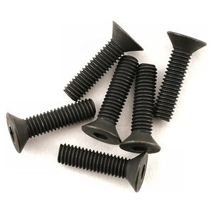 Traxxas Screws 3x12mm countersunk machine (6) (hex drive) TRA2552