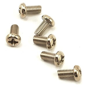 Traxxas Screws 3x6mm roundhead machine (6) TRA2558