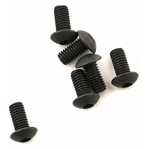 Traxxas Screws 3x6mm button-head machine (hex drive) (6) TRA2575