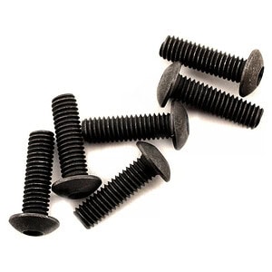 Traxxas Screws 3x10mm button-head machine (hex drive) (6) TRA2577