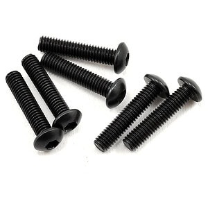 Traxxas Screws 3x14mm button-head machine (hex drive) (6) TRA2593