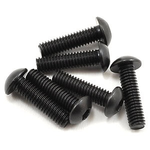 Traxxas Screws 4x15mm button-head machine (hex drive) (6) TRA2594