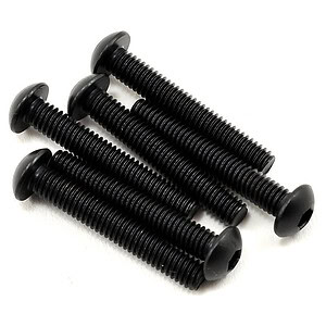 Traxxas Screws 4x25mm button-head machine (hex drive) (6) TRA2596