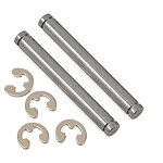 Traxxas Suspension pins 26mm kingpins) (2)w/ E-clips (4) TRA2636