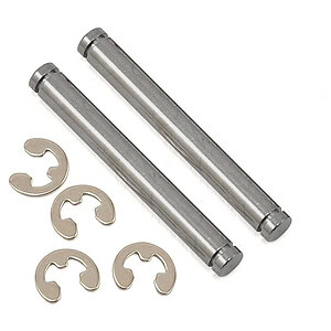 Traxxas Suspension pins 26mm kingpins) (2)w/ E-clips (4) TRA2636