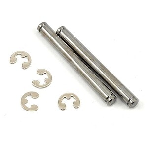 Traxxas Suspension pins 31.5mm chrome (2) w/ E-clips (4) TRA2637