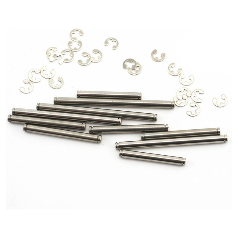 Traxxas Suspension Pin Set Stainless steel. (W/E-Clips) (TRX-1) TRA2739 - tra2739-jpg Traxxas Suspension Pin Set Stainless steel. (W/E-Clips) (TRX-1) TRA2739