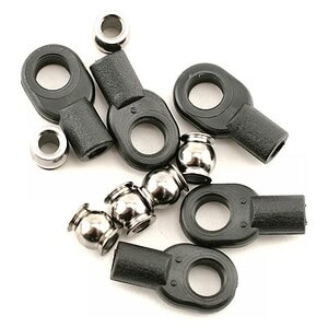 Traxxas Rod ends short (6)/ hollow balls (6) TRA2742X