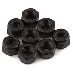 Traxxas Nuts 3mm nylon locking black (8) TRA2745X
