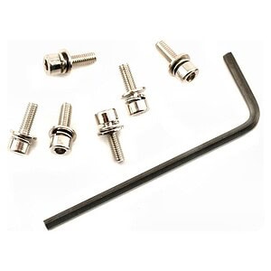 Traxxas Screws 3x10mm caphead machine (hex drive) (6)/ lockwashers (6)/ hex wrench TRA3159