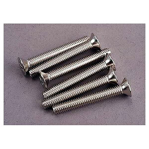 Traxxas Screws 4x30mm countersunk machine (6) TRA3169