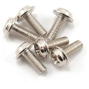 Traxxas Motor screws (3x8mm washerhead machine) (6) TRA3185