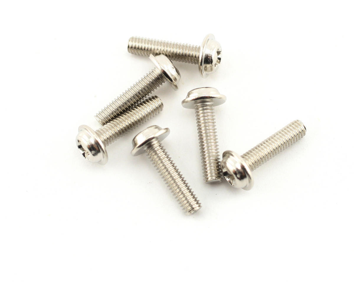 Traxxas Screws 3x12mm washerhead machine (6) TRA3186