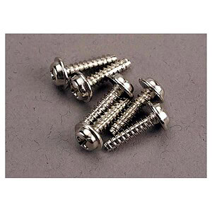 Traxxas Screws 3x12mm washerhead self-tapping (6) TRA3286