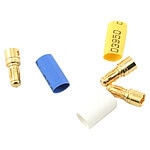 Traxxas Bullet connectors male 3.5mm (3) / heat shrink TRA3342